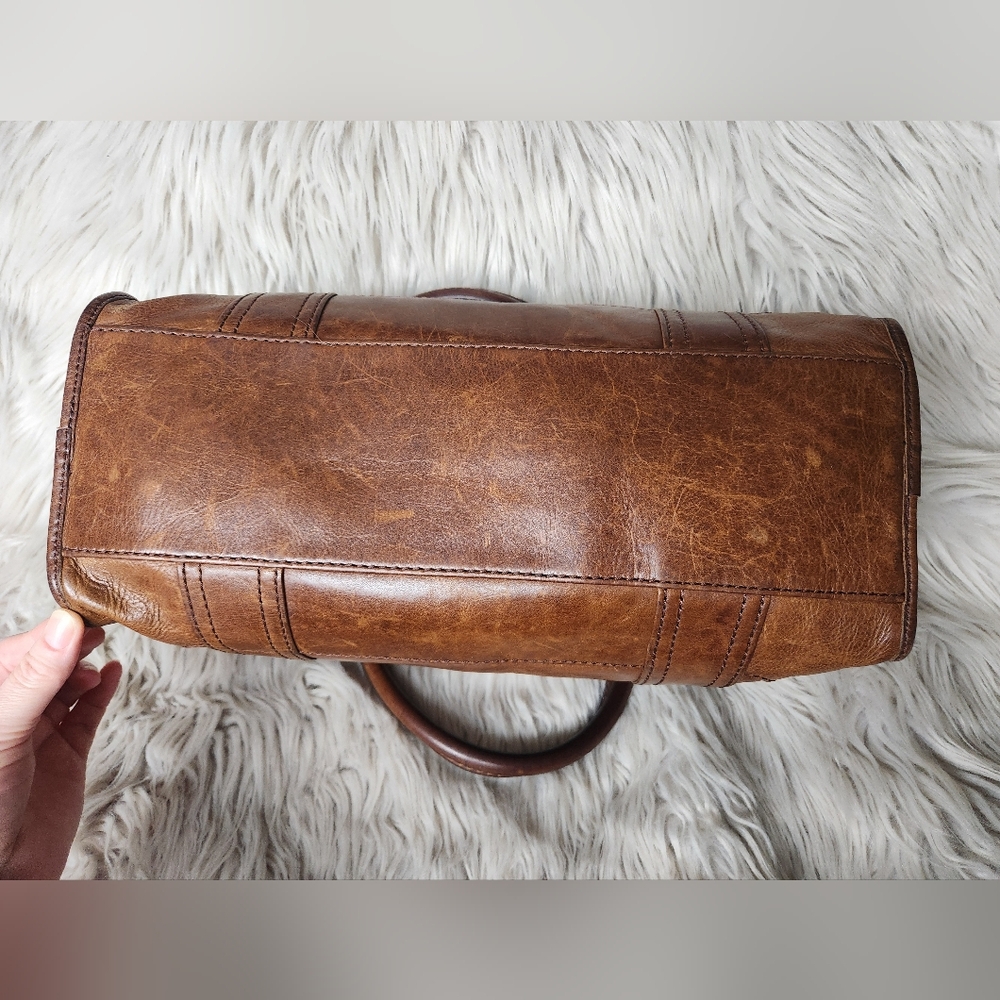 Frye Melsissa Satchel In Brown - Picture 5 of 16